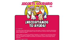 Desktop Screenshot of juguetesolidario.org